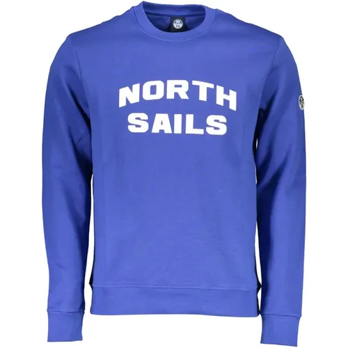 Cotton Sweater with Print , male, Sizes: XL, M, 2XL, S, L - North Sails - Modalova