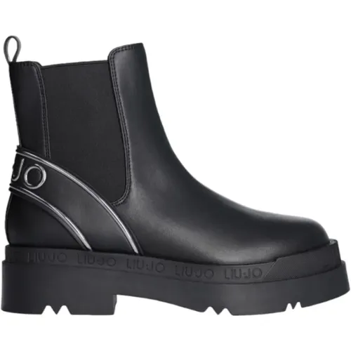 Beatles Boots with Maxi Logo , female, Sizes: 5 UK - Liu Jo - Modalova