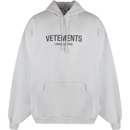 Kontrast Logo Hoodie Unisex Linie - Vetements - Modalova