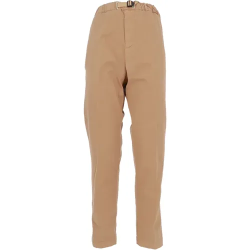 Chino Hose mit Gesäßtasche , Herren, Größe: L - White Sand - Modalova