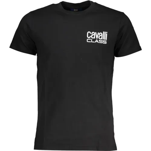 Printed Logo T-Shirt , male, Sizes: 2XL, L, XL - Cavalli Class - Modalova