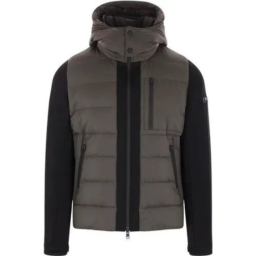 Dark Grey Nylon Puffer Jacket , male, Sizes: S - Tatras - Modalova