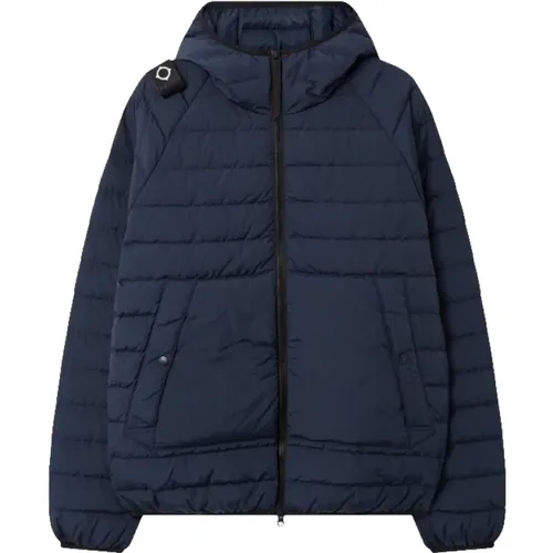 Gefütterte Kapuzenjacke in Ink Navy , Herren, Größe: M - MA.STRUM - Modalova