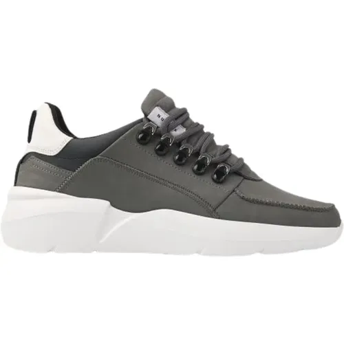 Modern Dark Grey Sneaker , male, Sizes: 10 UK, 7 UK, 12 UK, 9 UK - Nubikk - Modalova