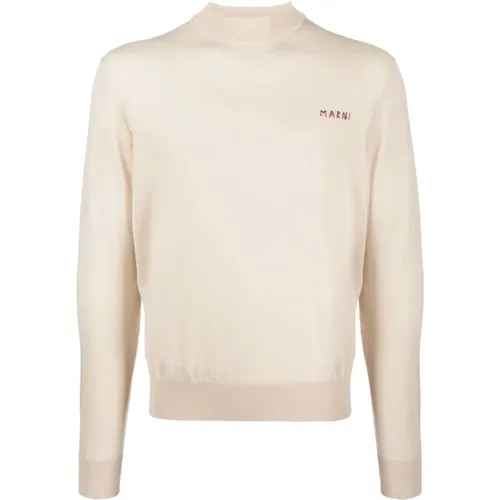 Talc Turtleneck Sweater , male, Sizes: M - Marni - Modalova