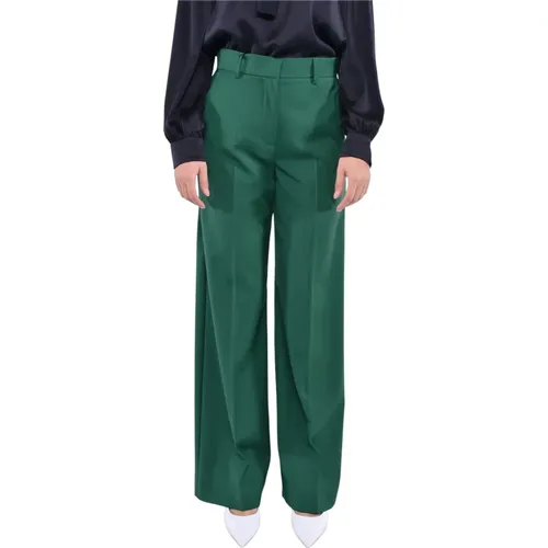 Weite Bein Woll Stretch Palazzo Hose - Max Mara Weekend - Modalova