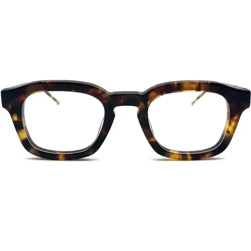 Thom , Stilvolle Optische Tortoise Brille , unisex, Größe: ONE Size - Thom Browne - Modalova