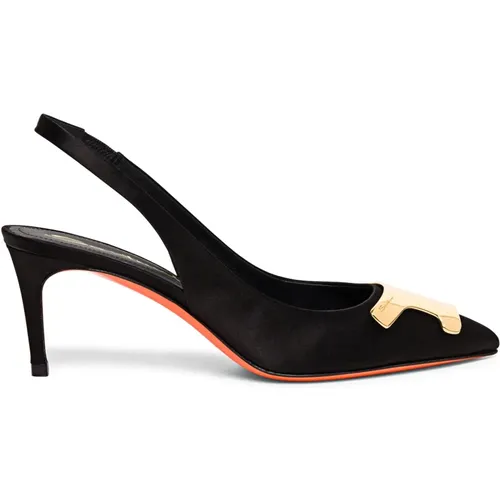 Pumps , Damen, Größe: 38 1/2 EU - Santoni - Modalova