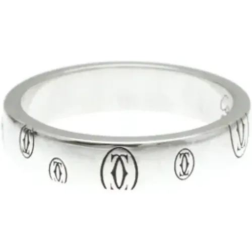 Pre-owned White Gold rings , female, Sizes: ONE SIZE - Cartier Vintage - Modalova