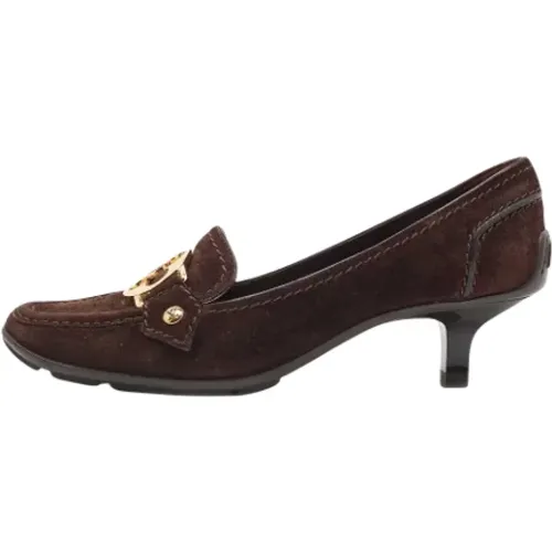 Pre-owned Suede heels , female, Sizes: 3 UK - Louis Vuitton Vintage - Modalova