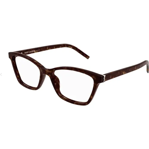 MonogramLarge Eyeglass Frames , female, Sizes: 56 MM - Saint Laurent - Modalova