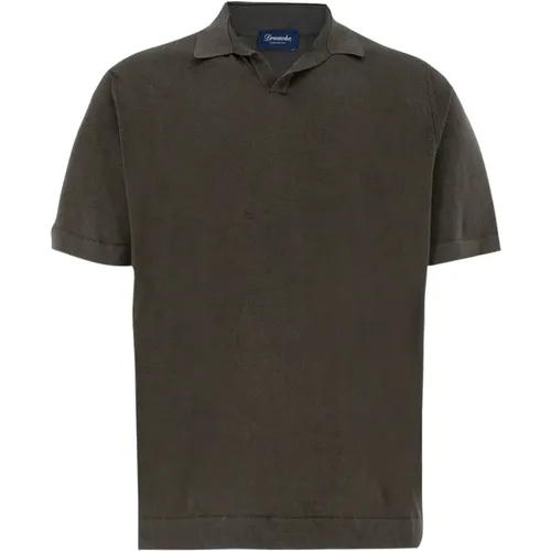 Versatile Polo Shirt for Men , male, Sizes: 3XL, 2XL, M - Drumohr - Modalova