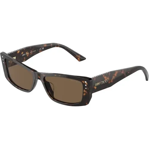 Dark Frame Sunglasses , unisex, Sizes: 55 MM - Jimmy Choo - Modalova