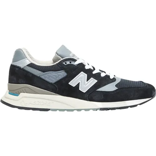 Suede Mesh Panel Sneakers , Herren, Größe: 46 1/2 EU - New Balance - Modalova