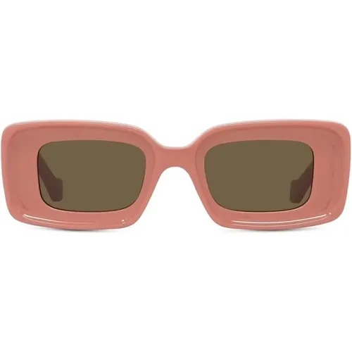 Rechteckig - glänzend Sonnenbrille - Loewe - Modalova