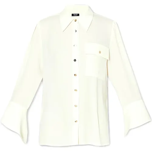 Shirts,Georgette Classic Collar Shirt - Liu Jo - Modalova