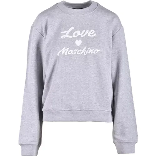 Baumwollstrickpullover , Damen, Größe: M - Love Moschino - Modalova