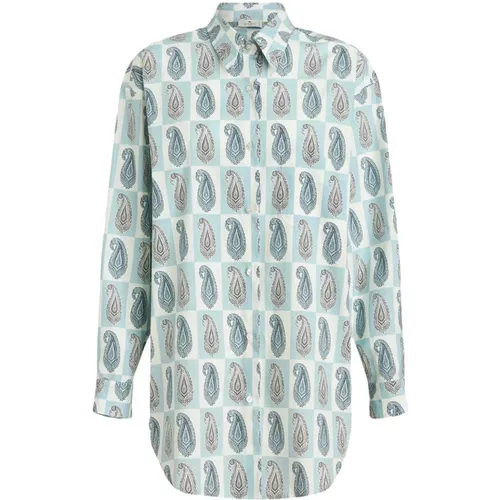 Paisley Pattern Cotton Shirt , female, Sizes: L, S, XS - ETRO - Modalova