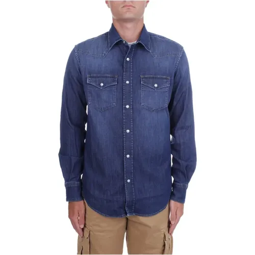 Denim Shirt , male, Sizes: L, 2XL, XL, M - Re-Hash - Modalova