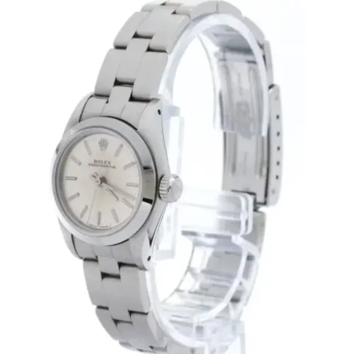 Pre-owned Stainless Steel watches , female, Sizes: ONE SIZE - Rolex Vintage - Modalova