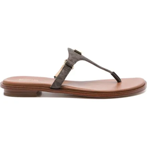 Thong Flat Sandals , female, Sizes: 5 1/2 UK, 7 UK, 4 UK, 3 UK, 5 UK - Michael Kors - Modalova
