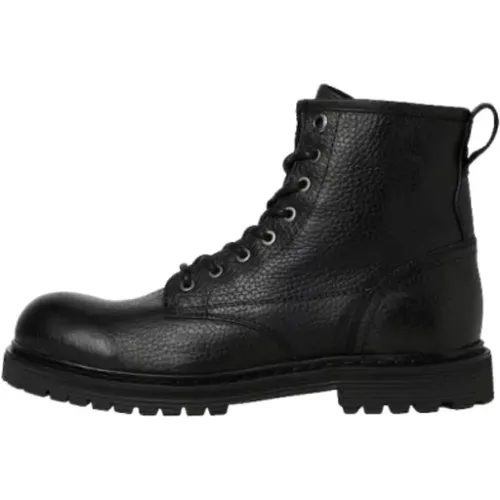 Leather Boot for Men , male, Sizes: 10 UK, 11 UK, 9 UK - jack & jones - Modalova