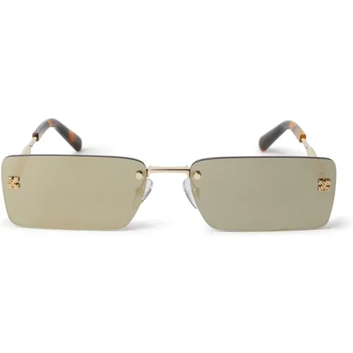 Riccione Sunglasses , male, Sizes: 64 MM - Off White - Modalova