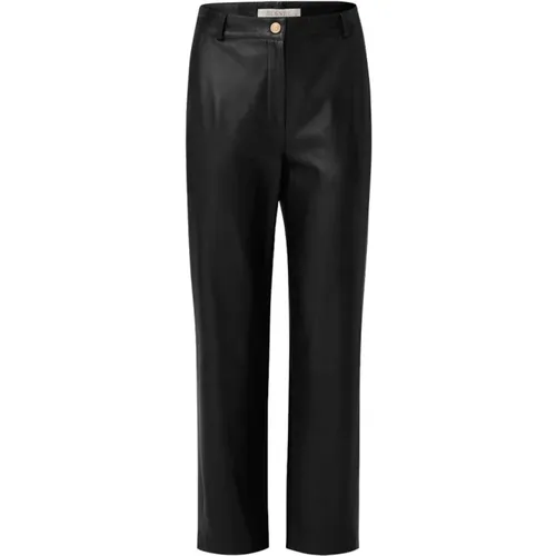 Andie Leather Trousers , female, Sizes: XS, S, L - Busnel - Modalova