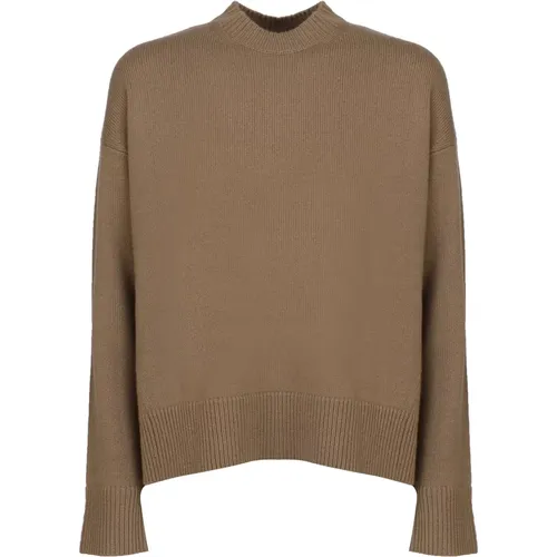 Cozy and Stylish Camel Wool Sweater , female, Sizes: S - Max Mara - Modalova