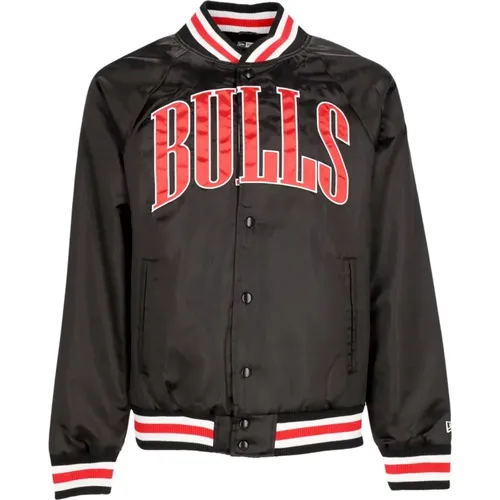 Chicago Bulls NBA Bomber Jacket , male, Sizes: L, M, S, XL - new era - Modalova