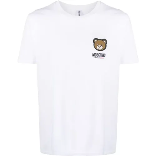 T-shirts and Polos , male, Sizes: L, S, XS, M, XL - Moschino - Modalova