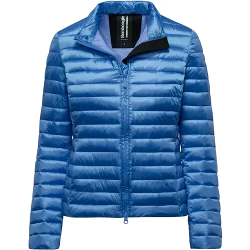 Bright Nylon Jacket with Synthetic Padding , female, Sizes: XL, XS, M, S, 2XL, L - BomBoogie - Modalova