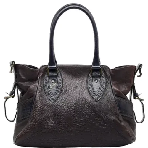 Fendi Etniko Brown Leather Bag , female, Sizes: ONE SIZE - Fendi Vintage - Modalova