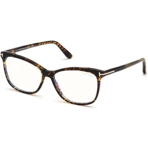Stilvolle Havana Rahmen Brille - Tom Ford - Modalova