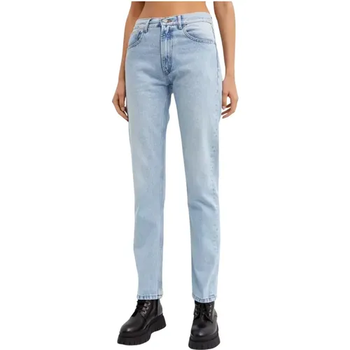 Hellblaue Logo-Jeans Damen - Jean Paul Gaultier - Modalova