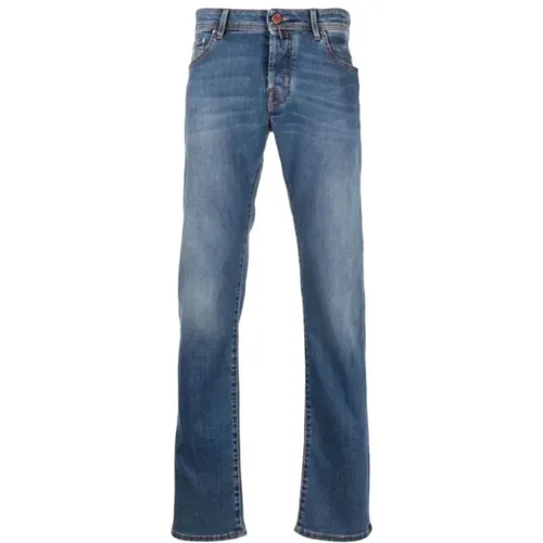 Classic Mens Denim Jeans , male, Sizes: W42, W36, W32, W35 - Jacob Cohën - Modalova