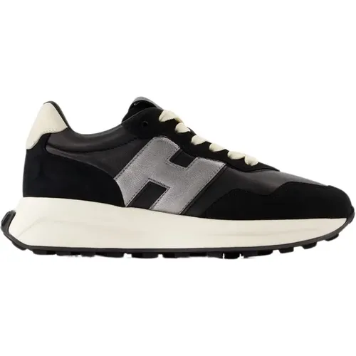 Leather Sneakers Allacciato H , female, Sizes: 5 1/2 UK, 6 UK, 4 UK, 5 UK - Hogan - Modalova