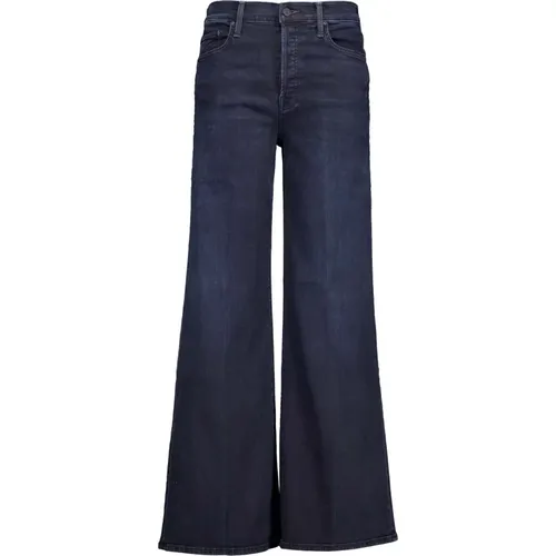 Blaue Bootcut Jeans , Damen, Größe: W26 - Mother - Modalova