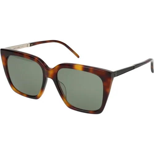 SL M100 Sonnenbrille , Damen, Größe: 56 MM - Saint Laurent - Modalova