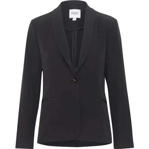 Klassische Blazer Jacke Night Sky - Saint Tropez - Modalova