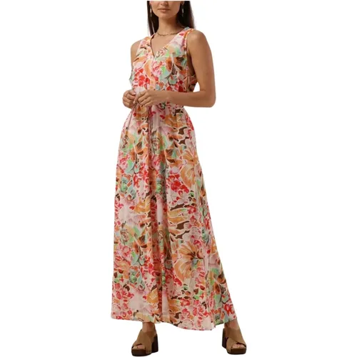 Botanico Maxi Kleid , Damen, Größe: M - MOS MOSH - Modalova