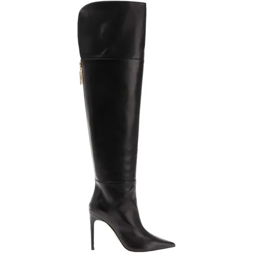 Schwarze Stiefel für Frauen - Elisabetta Franchi - Modalova