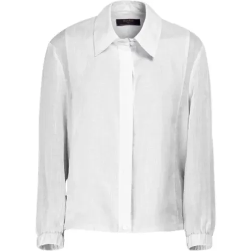 Ramie Fabric Shirt with Modern Style , female, Sizes: XS, S, 2XS - Moorer - Modalova
