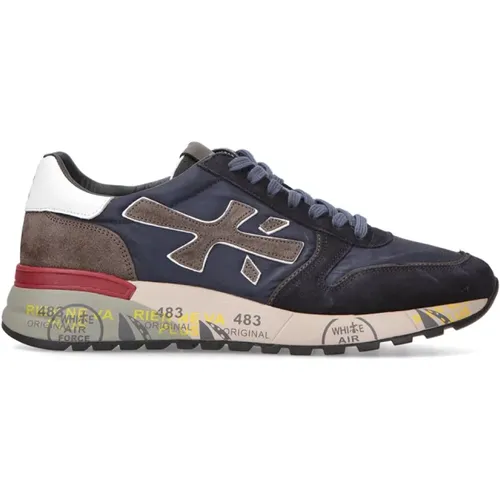 Blue Sneaker Mick Suede Fabric , male, Sizes: 11 UK, 8 UK, 9 UK, 10 UK - Premiata - Modalova