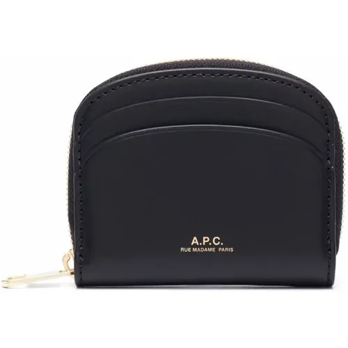 Demi-Lune Mini Compact Wallet - A.P.C. - Modalova