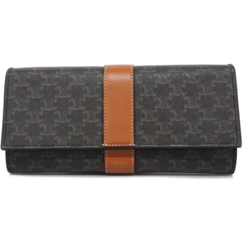 Pre-owned Leather wallets , female, Sizes: ONE SIZE - Celine Vintage - Modalova