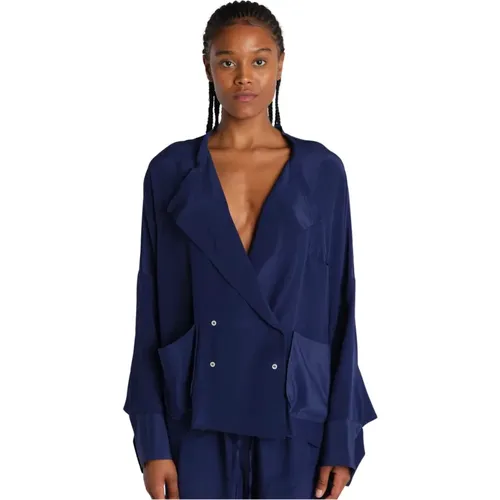 Silk Jacket , female, Sizes: 2XS - Jejia - Modalova