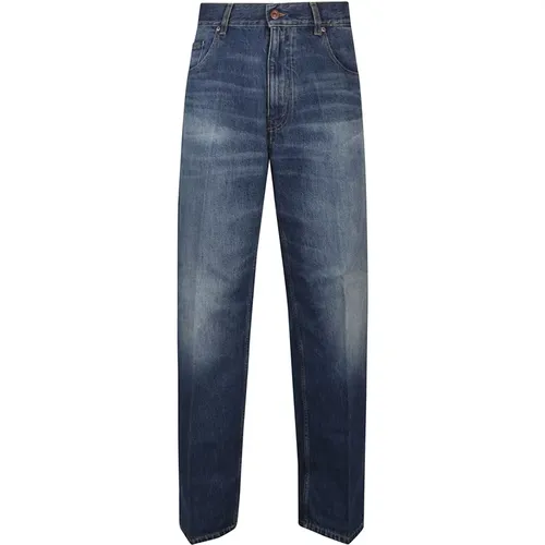 Jeans mit Faltendetail , Damen, Größe: W26 - Victoria Beckham - Modalova