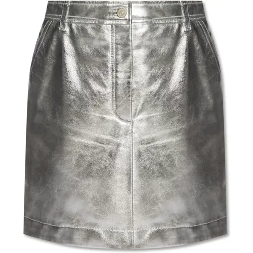 Leather skirt , female, Sizes: XS - PS By Paul Smith - Modalova