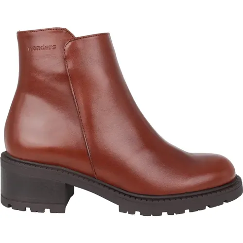 Brauner Nebula Damen Stiefelette , Damen, Größe: 35 EU - Wonders - Modalova